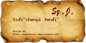 Széchenyi Jenő névjegykártya